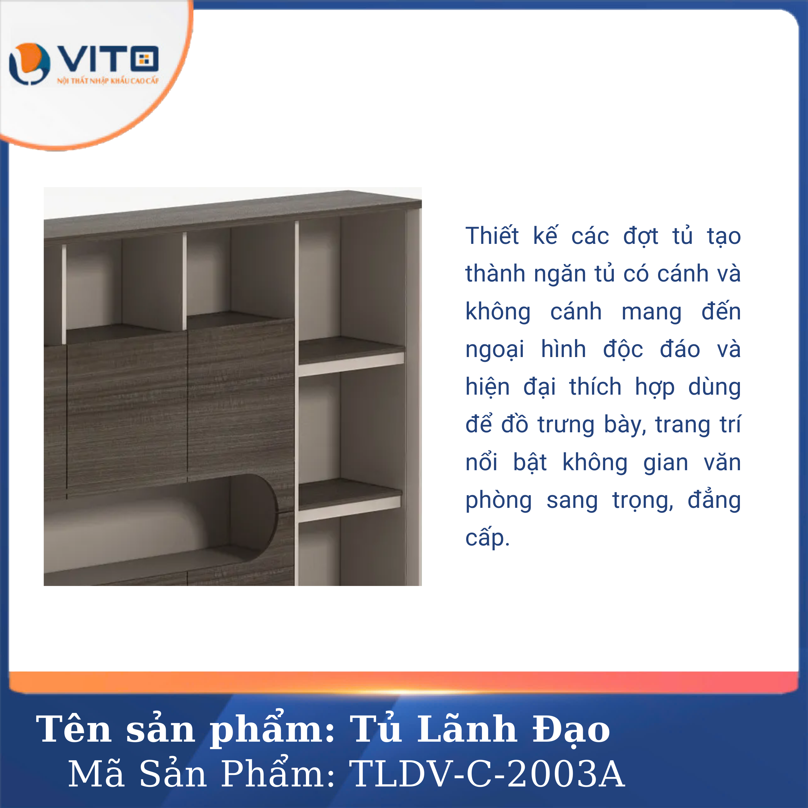 Thông tin chi tiết Tủ tài liệu lãnh đạo TLDV-C-2003A