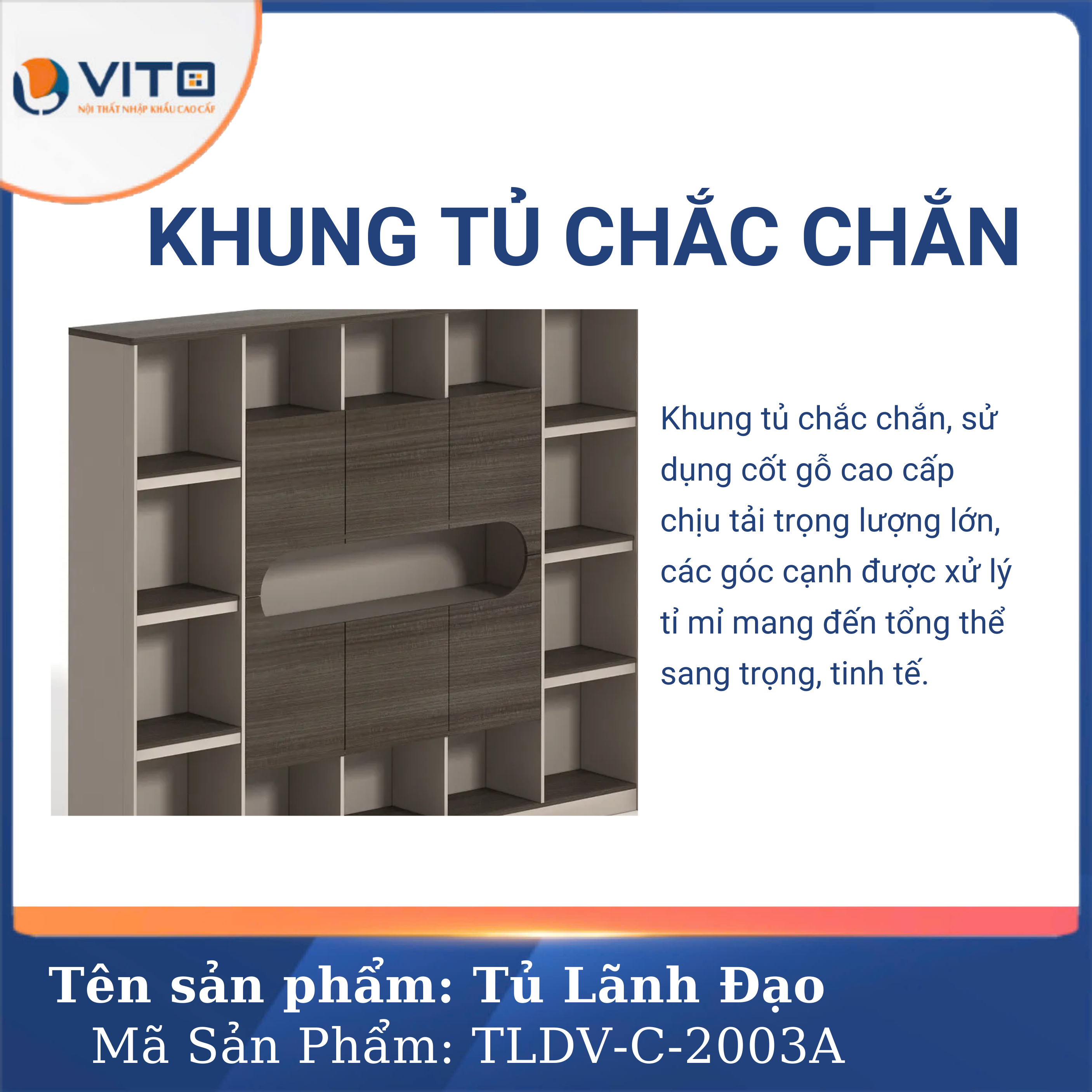 Thông tin chi tiết Tủ tài liệu lãnh đạo TLDV-C-2003A