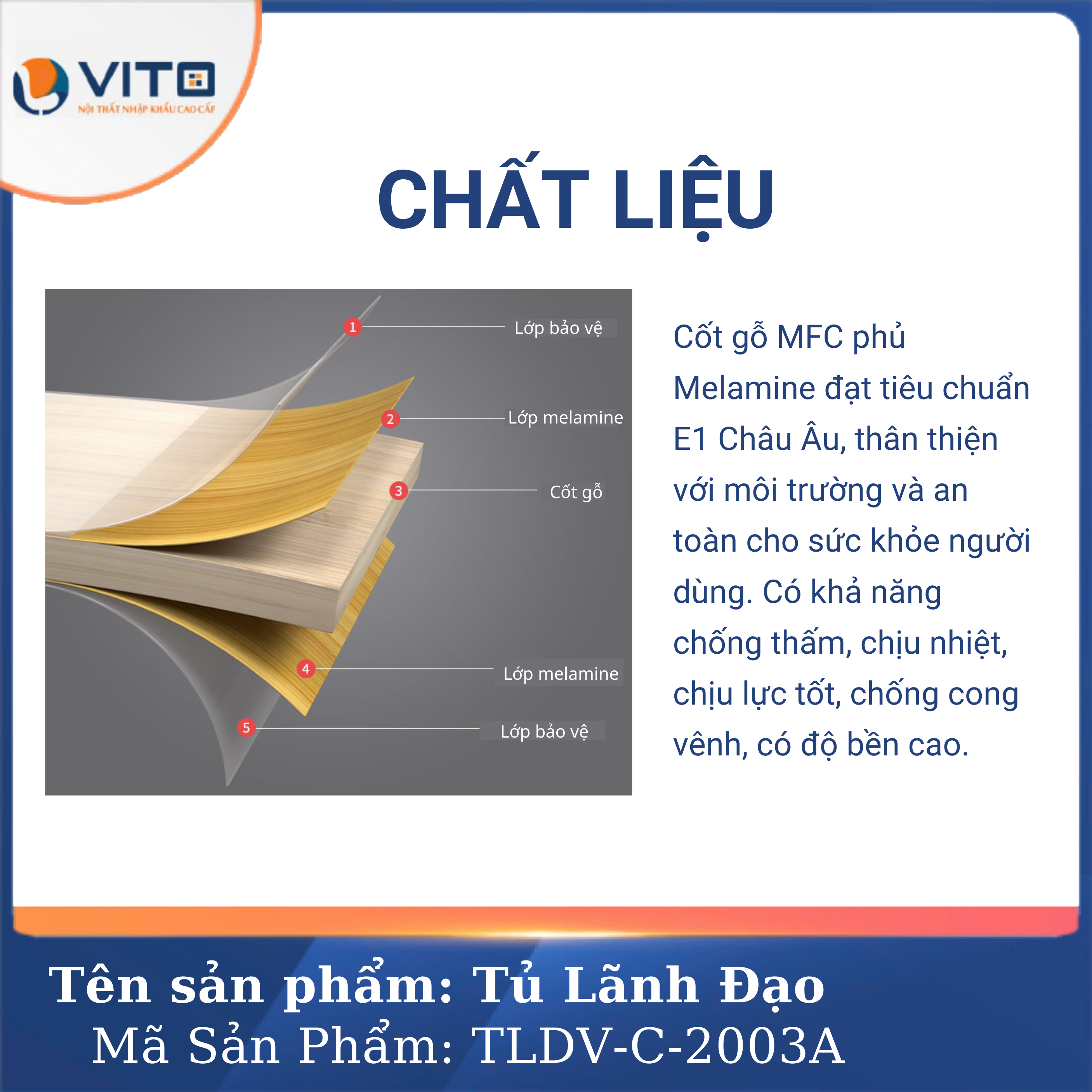 Thông tin chi tiết Tủ tài liệu lãnh đạo TLDV-C-2003A