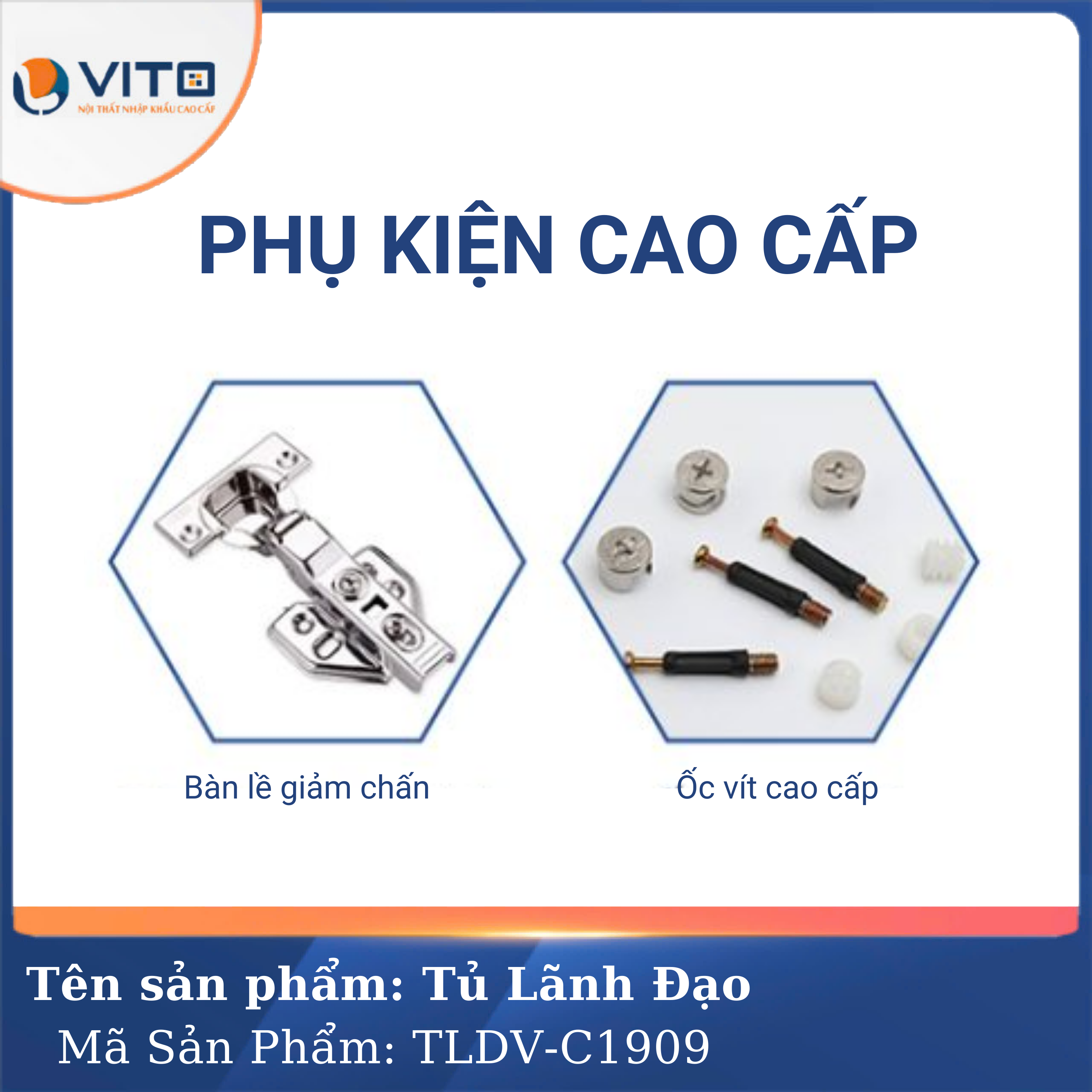 Tủ tài liệu lãnh đạo Vito TLDV-C1909