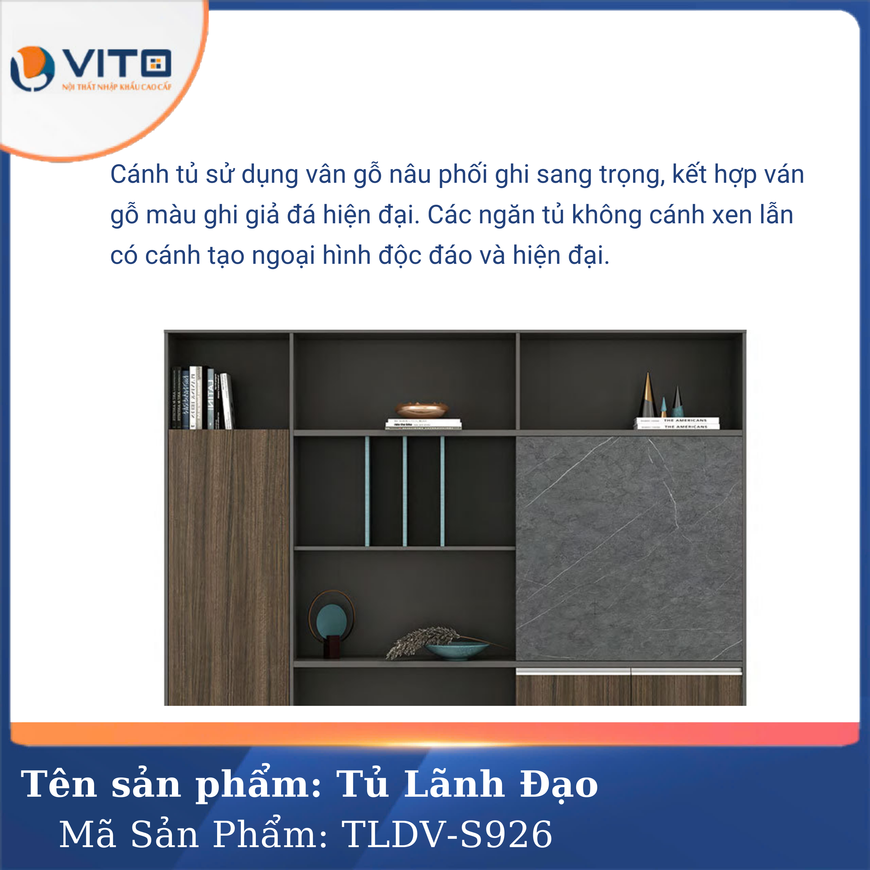 Tủ tài liệu lãnh đạo Vito TLDV-S926