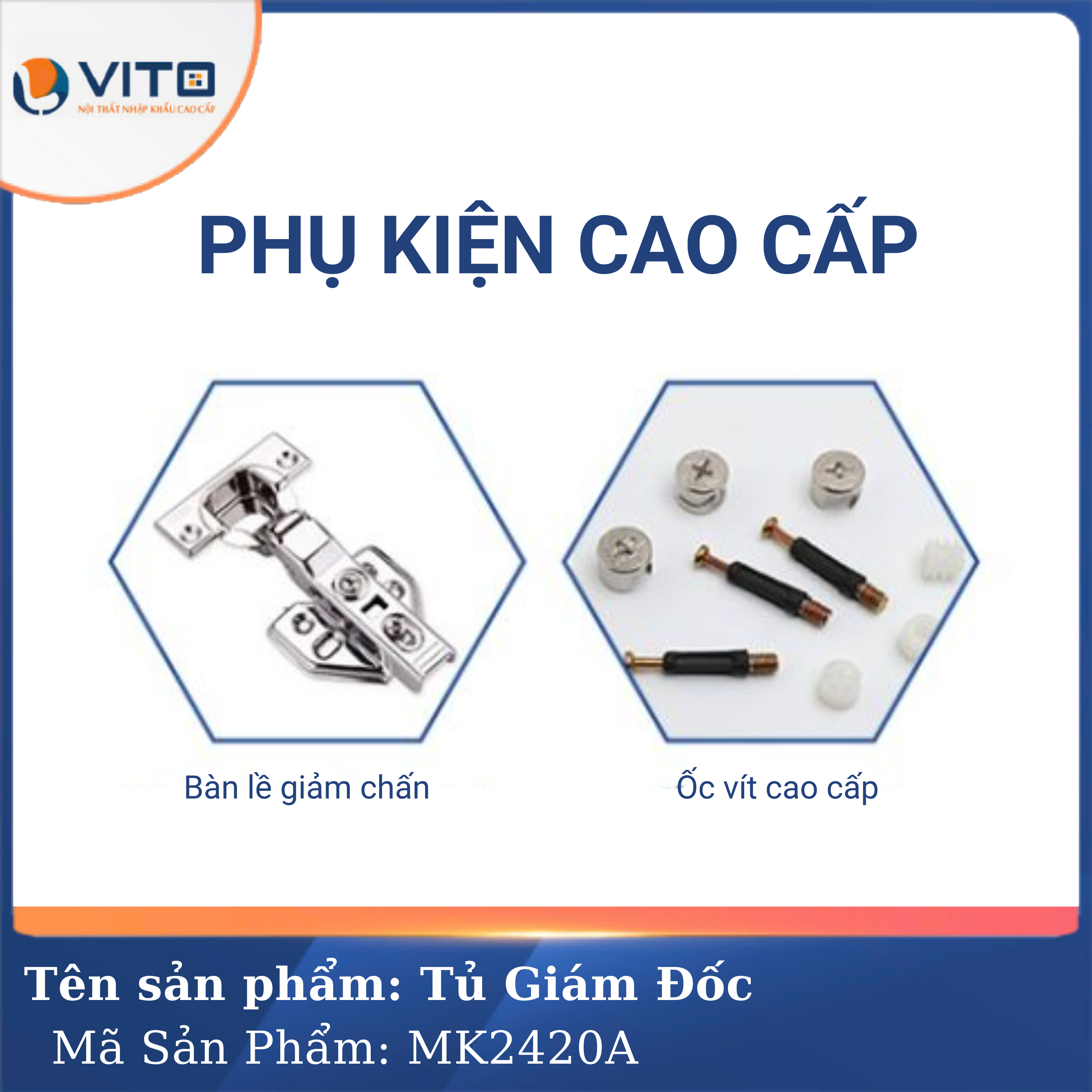 Tủ tài liệu giám đốc Vito MK2420A