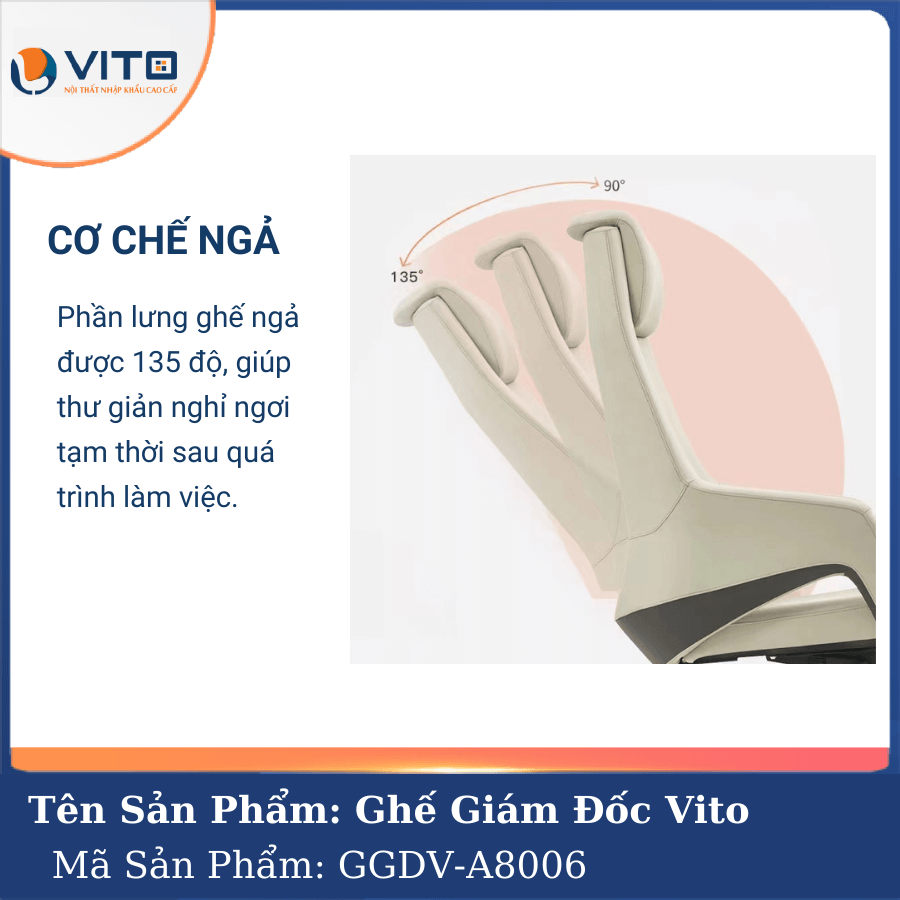 Ghế giám đốc Vito GGDV-A8006 