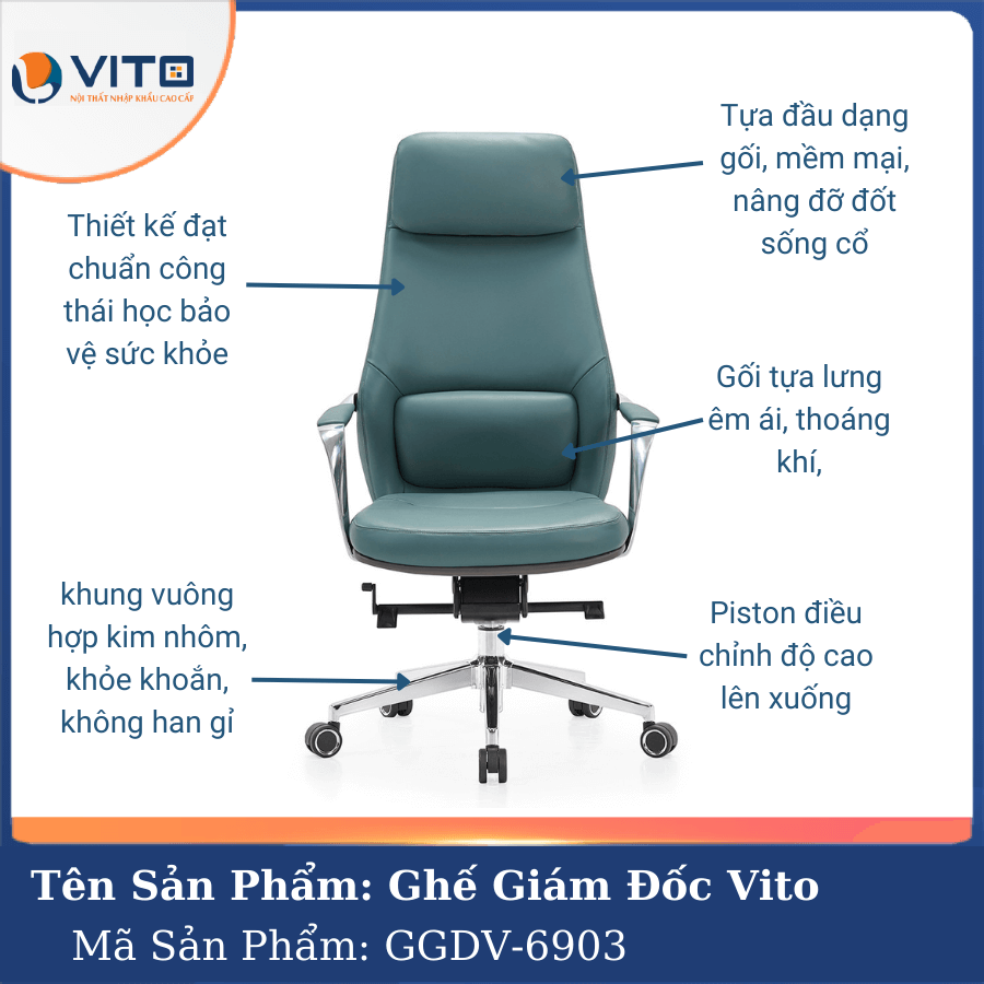 Ghế giám đốc Vito GGDV-A6903 