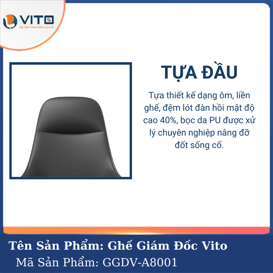 Ghế giám Đốc Vito GGDV-A8001