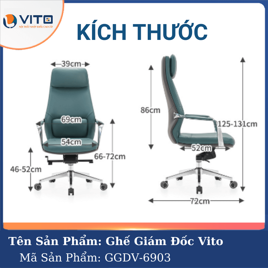 Ghế giám đốc Vito GGDV-A6903 