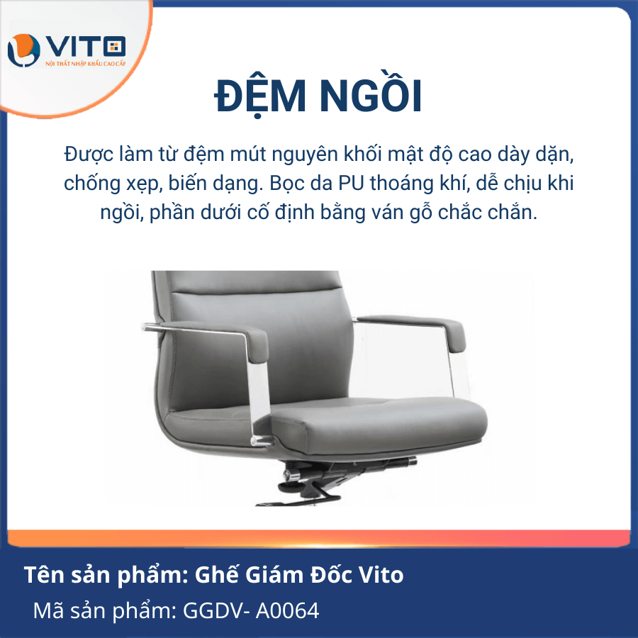 Ghế giám đốc Vito GGDV- A0064 