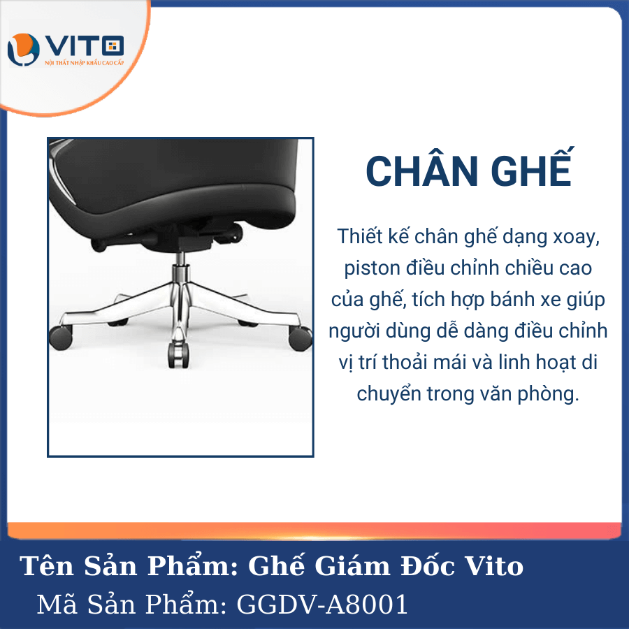 Ghế giám Đốc Vito GGDV-A8001