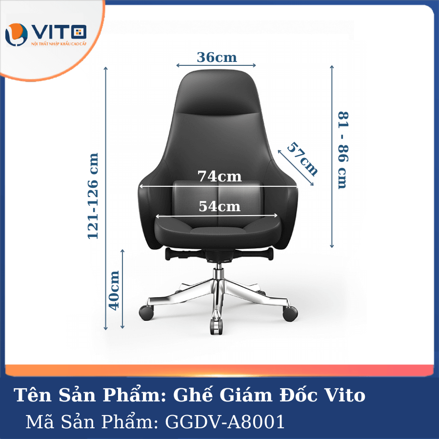 Ghế giám Đốc Vito GGDV-A8001