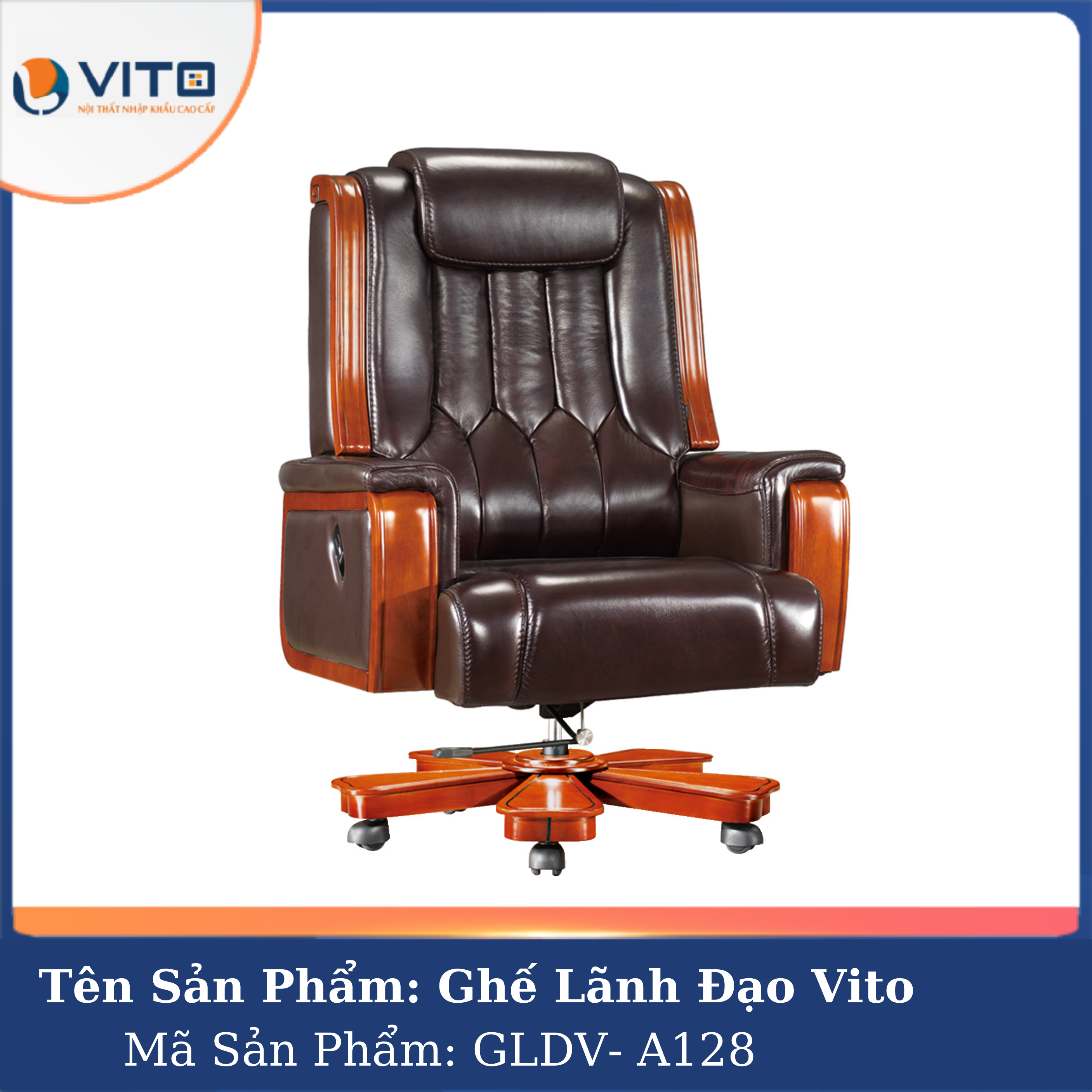 Ghế Lãnh Đạo Vito GLDV-A128