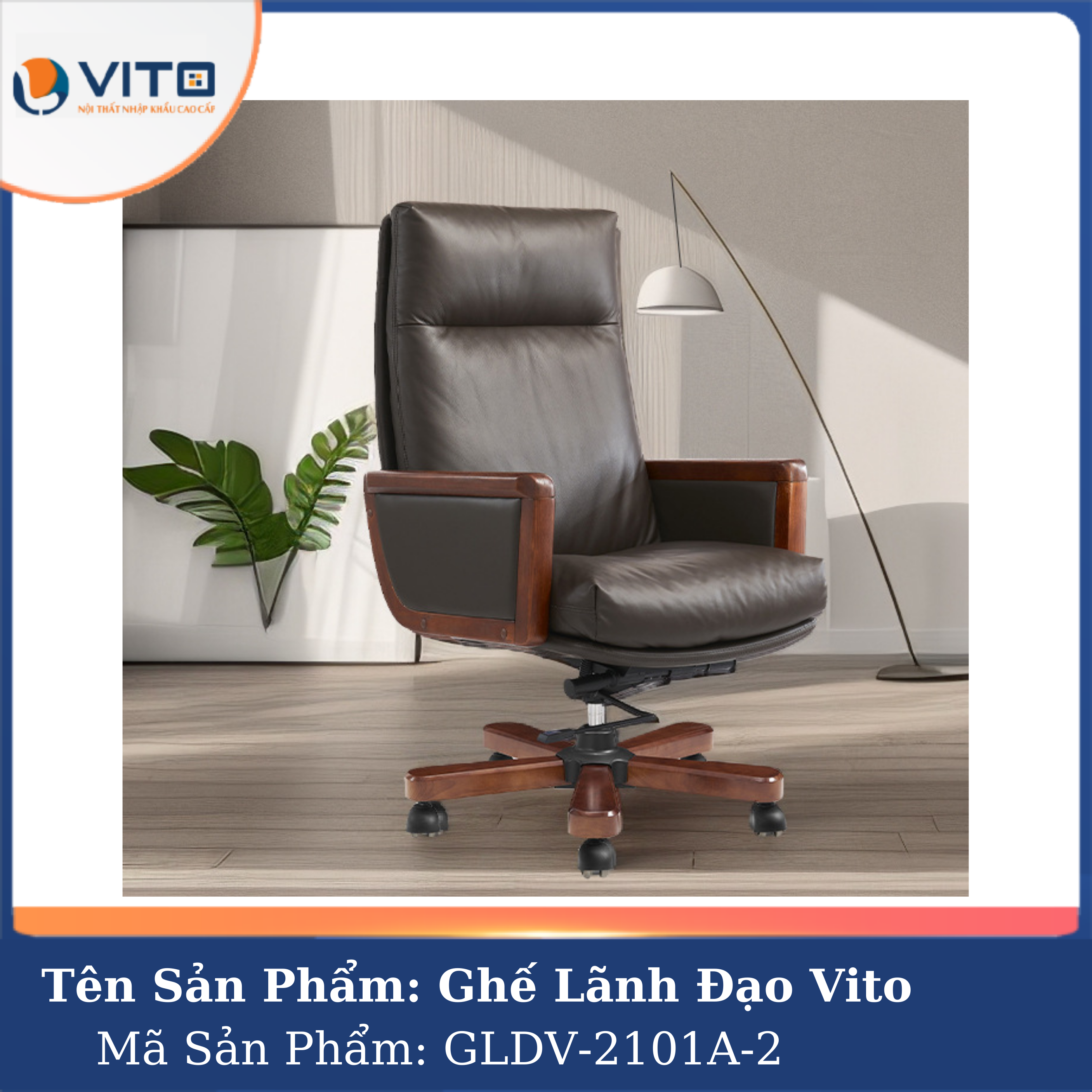 Ghế Lãnh Đạo Vito GLDV-2101A-2