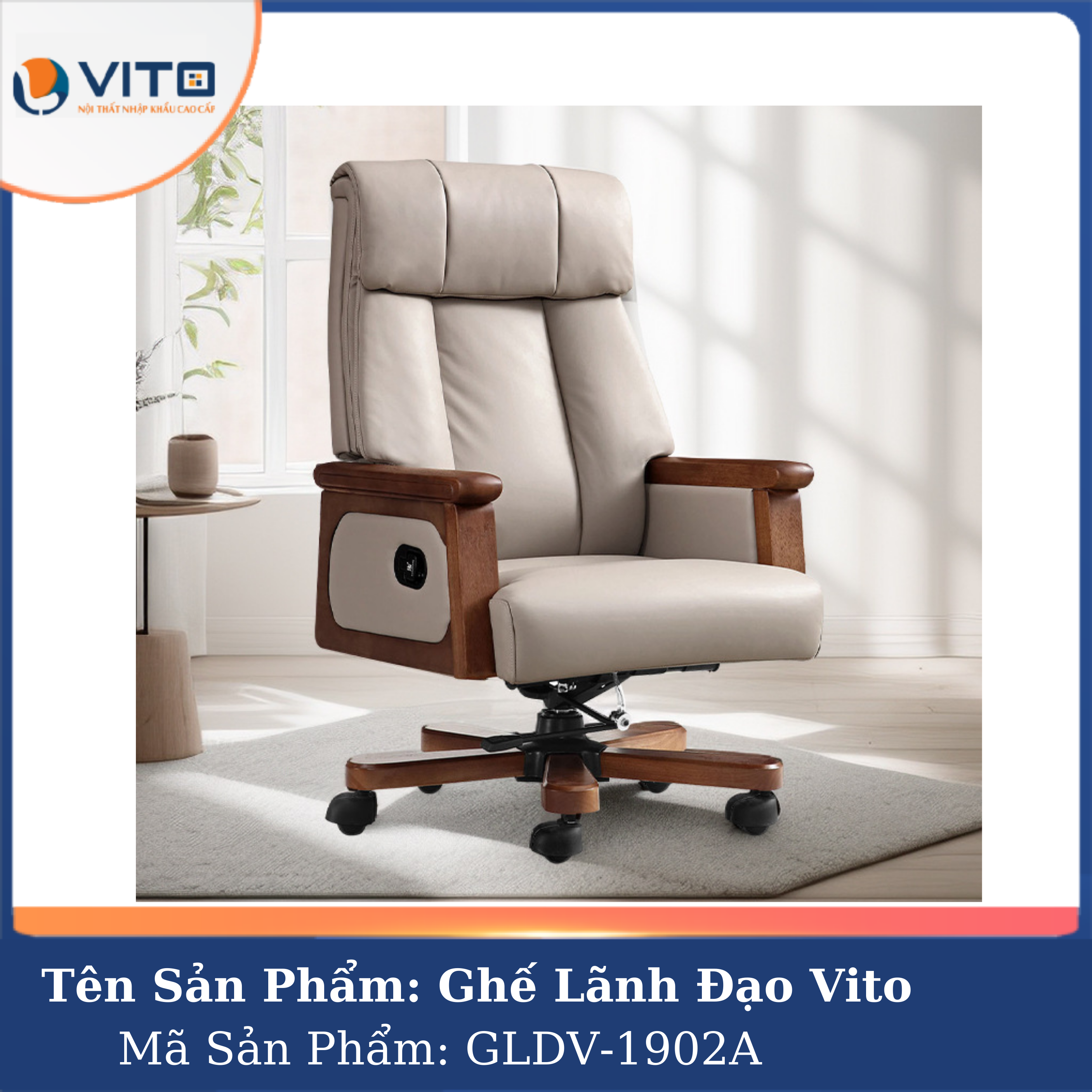 Ghế Lãnh Đạo Da Vito GLDV-1902A