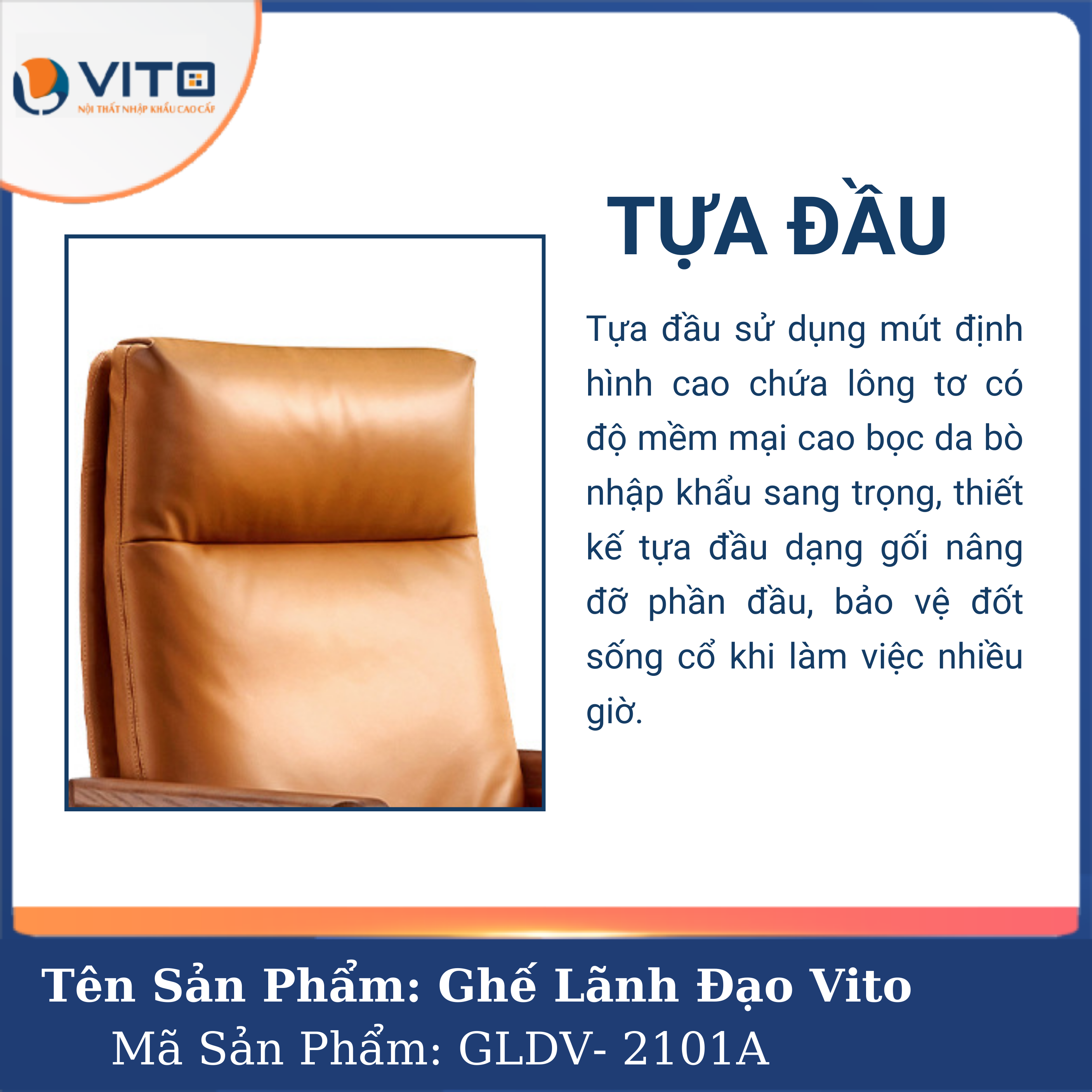 Ghế Lãnh Đạo Vito GLDV-2101A